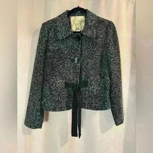 Women’s Black Mac Cropped Coat